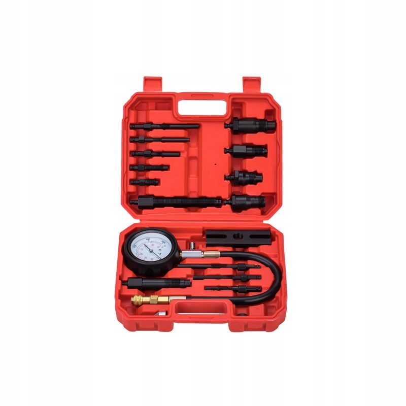 TESTER CIŚNIENIA SPRĘŻANIA DIESEL 0-70BAR MIERNIK KOMPLET Kraft&Dele Marka Kraft&Dele