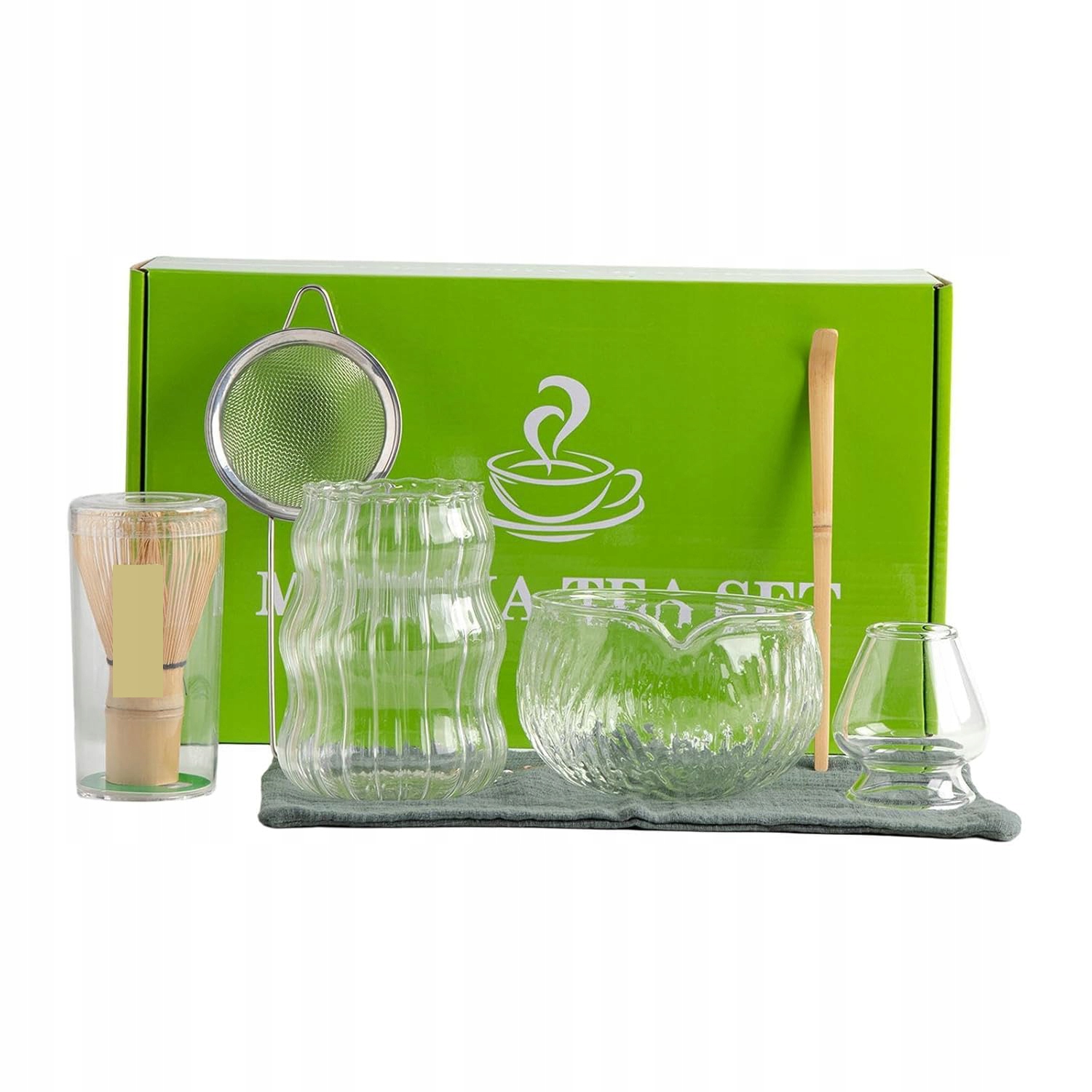 Levně Dárkový Čaj Matcha Sklo Ideální Dárek 7 Ks