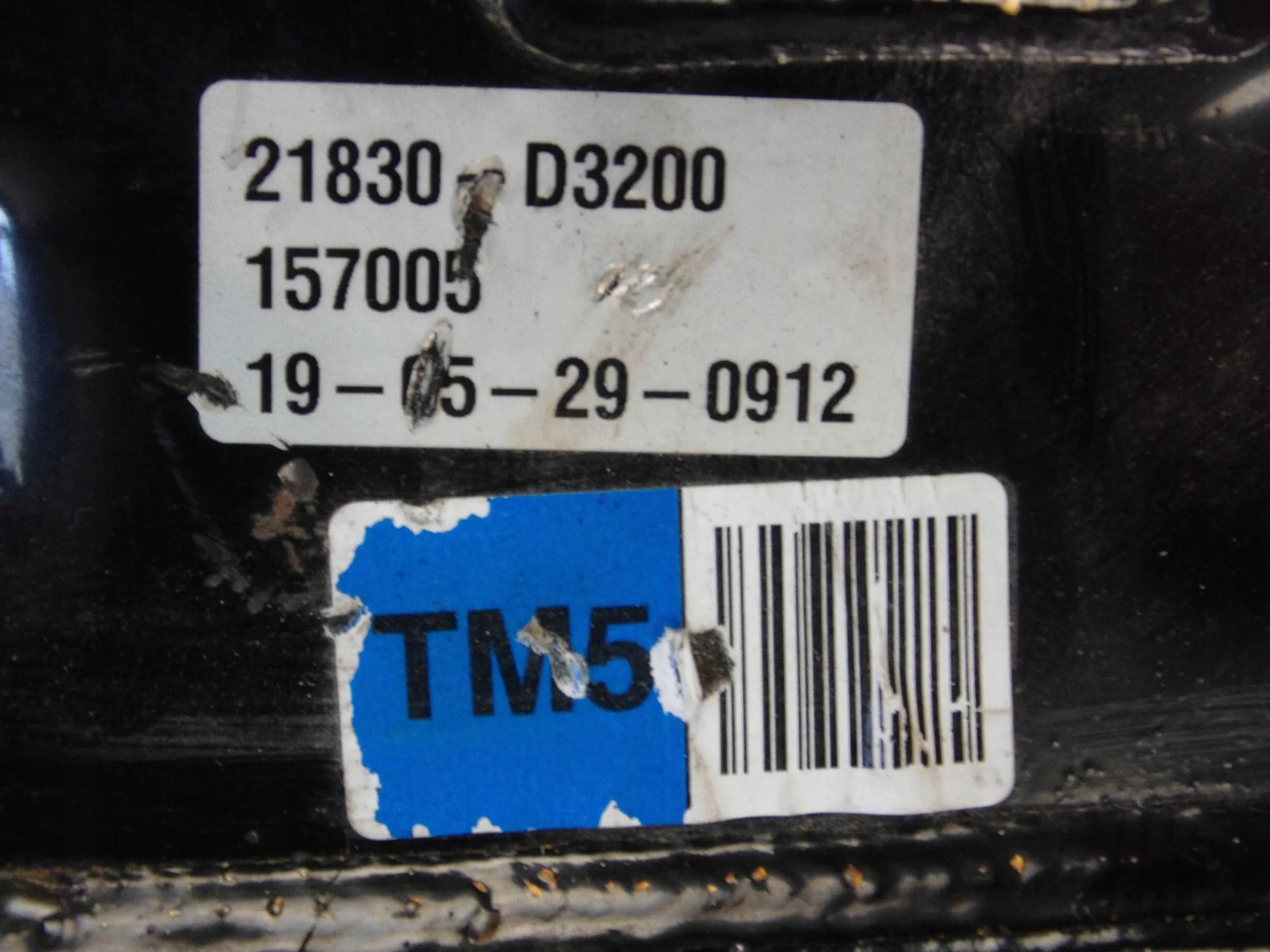 Hyundai Tucson III 1.6 CRDI engine mount airbag holder console