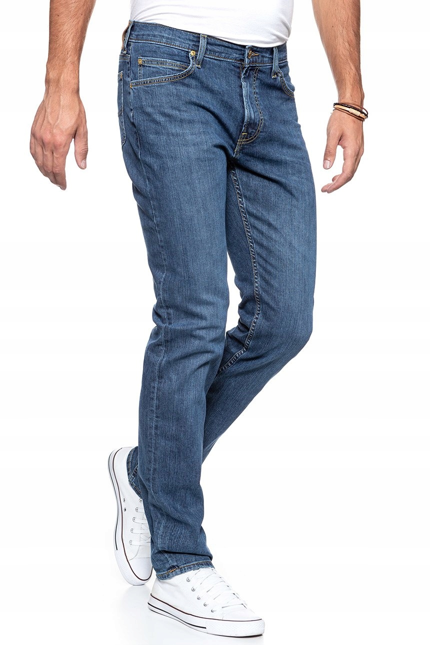 LEE RIDER MĘSKIE SPODNIE JEANSOWE SLIM W42 L34 Skład materiałowy Bawełna