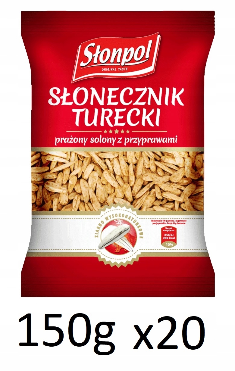 Levně 20 x Słonpol Slunečnice turecká s kořením Velká 150 g