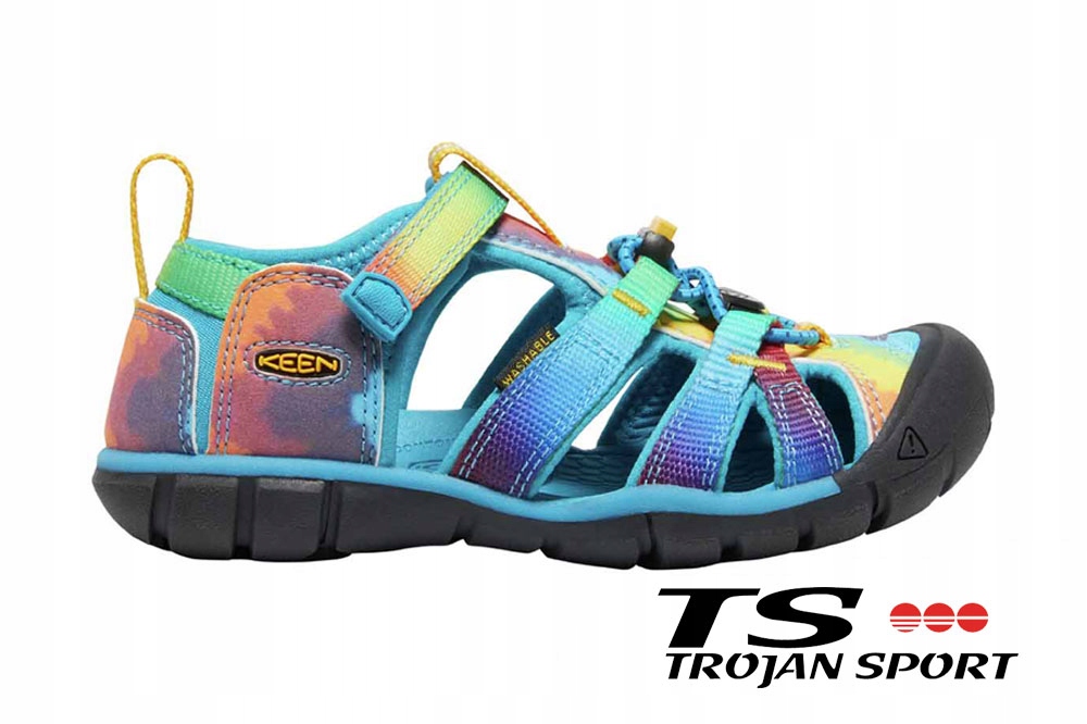 SANDAŁY DZIECIĘCE KEEN SEACAMP II VIVID BLUE ORIGINAL TIE 25/26 1025133 Rozmiar (new) 25,5