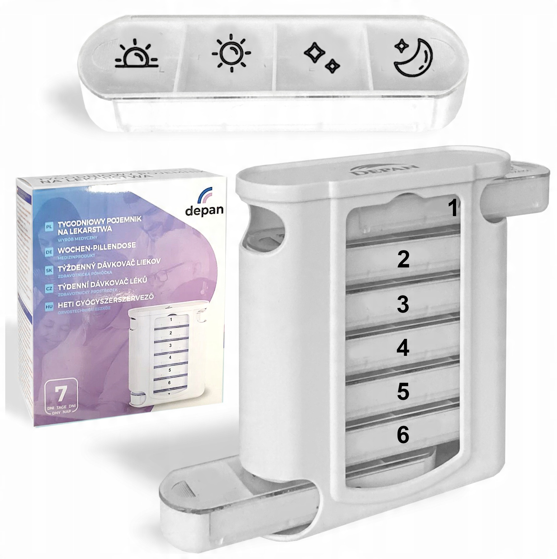 

Pojemnik na Tabletki organizer Kasetka na leki