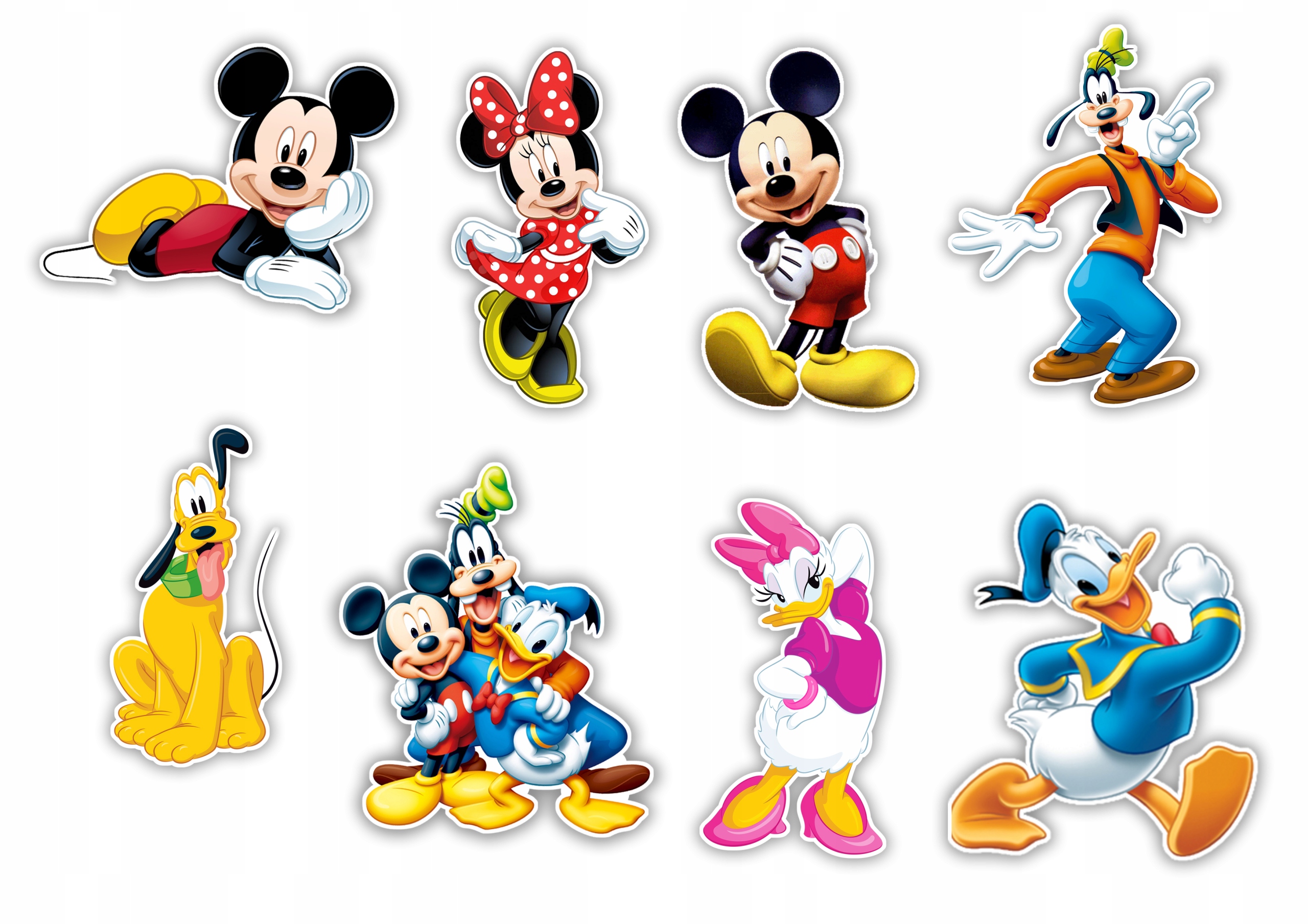 MYSZKA MIKI I PRZYJACIELE DEKORACJA Z OPŁATKA