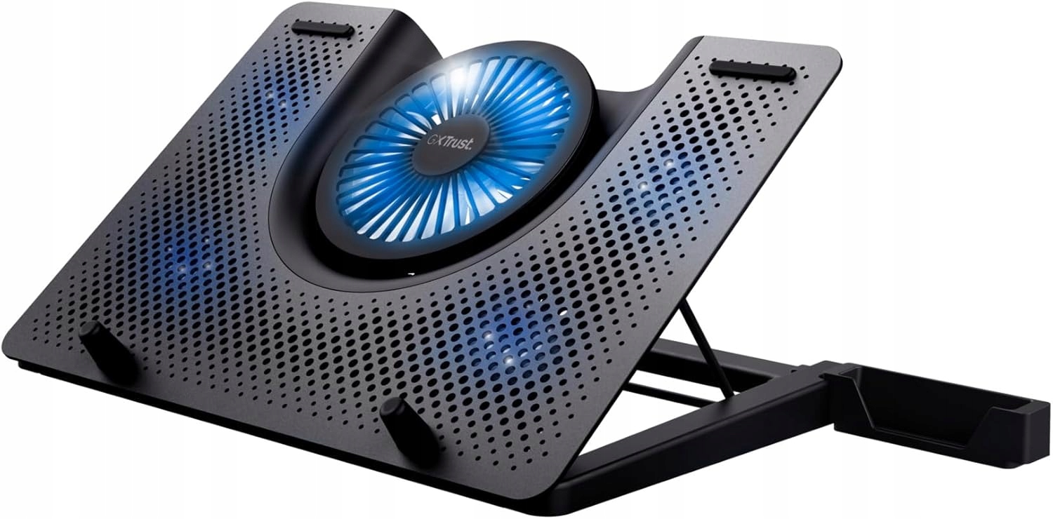 Chladicí Podložka Pro Notebook 17,3" 5 Ventilátorů Led Hliník
