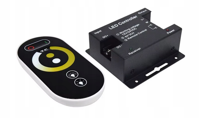 Stmívač pro Led pásky Cct ovladač Cob Dálkový Ovladač Rf Rádiový dotykový 65