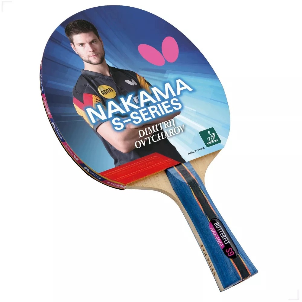 Butterfly Nakama S-9 Rakietka do Tenisa Stołowego Ittf Pan Asia 2,1 mm