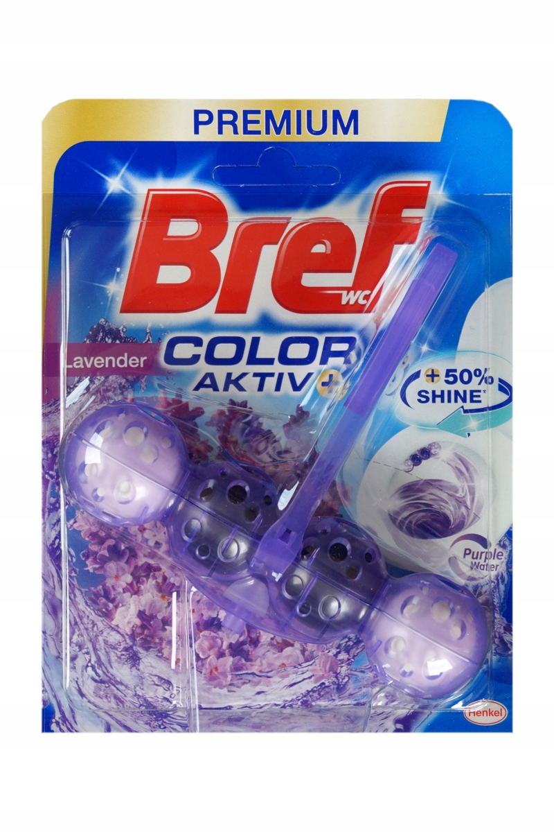 

Bref Color Activ+ zawieszka do Wc, 50 g -lawenda
