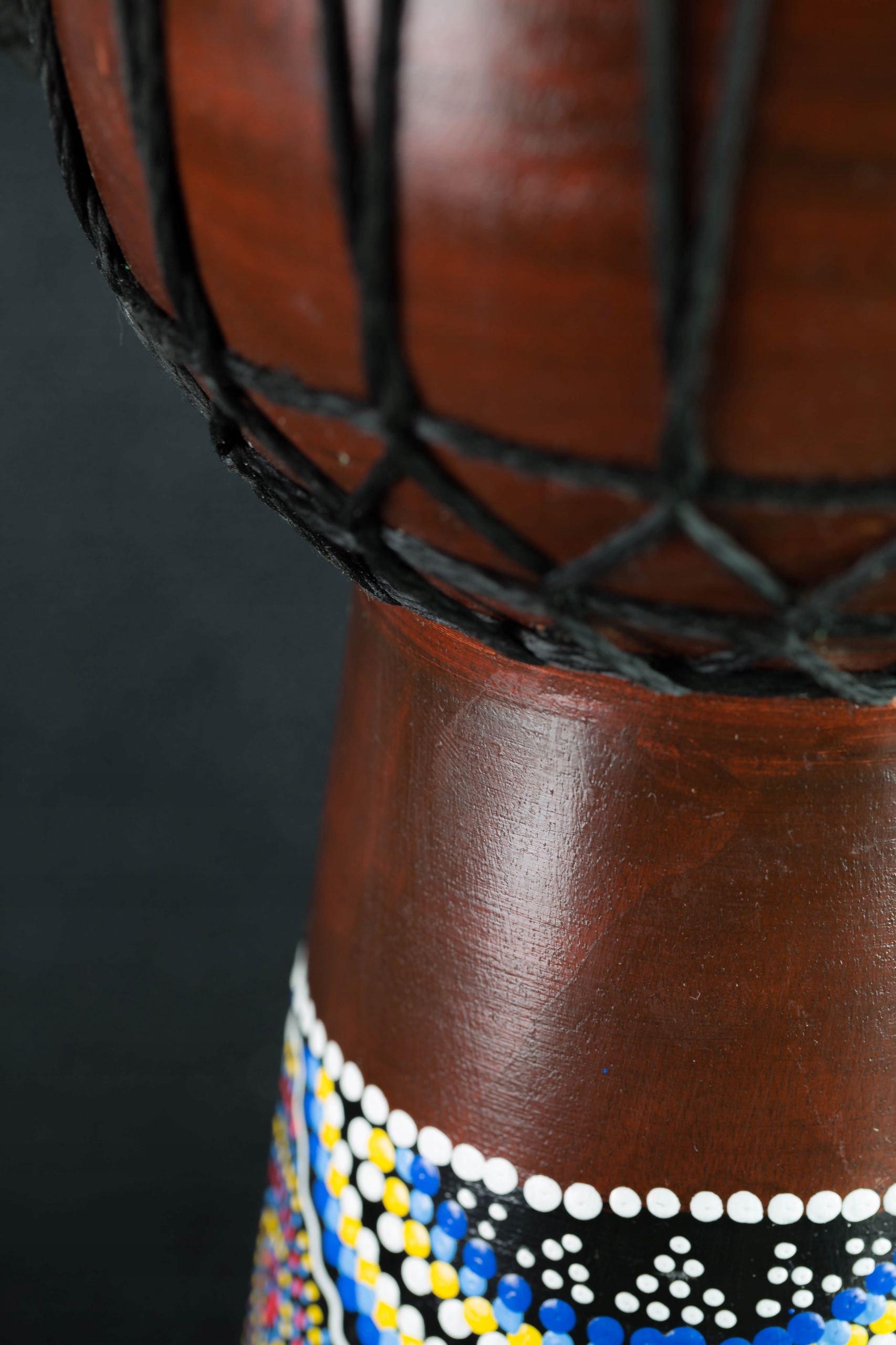 BĘBENEK, DJEMBE Malowany WYS. 40cm Kod producenta Djembe Orient Secret 40