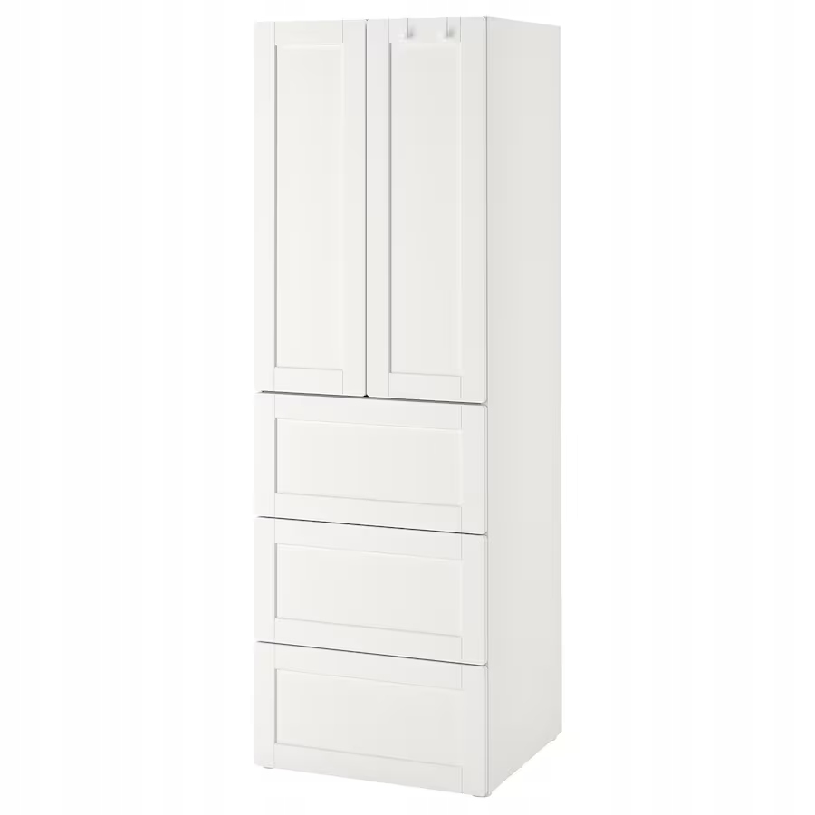 IKEA SMASTAD PLATSA Skriňa 60x42x181cm biely rám