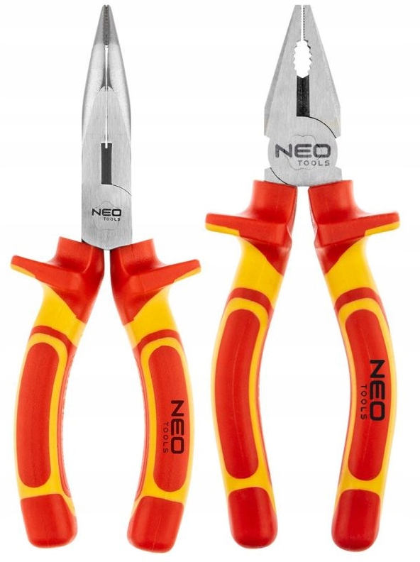 Neo Tools Sada Kleští Pro Elektrikáře 180 MM 01-221 01-228 Kombinačky Kpl