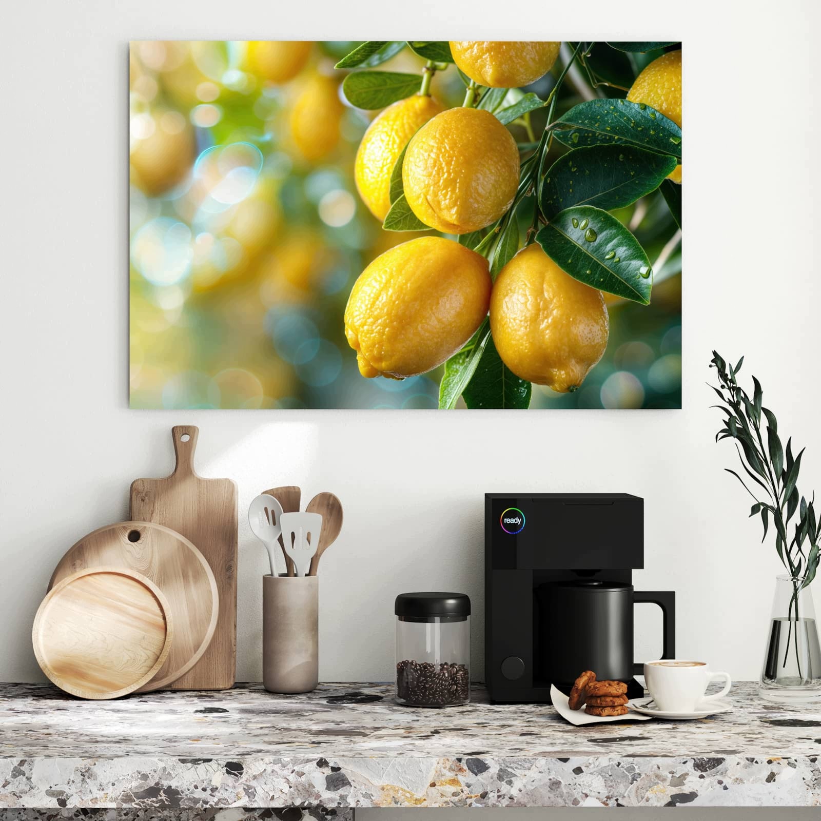 Magnetická tabule Krzew citronový 90 × 60 cm