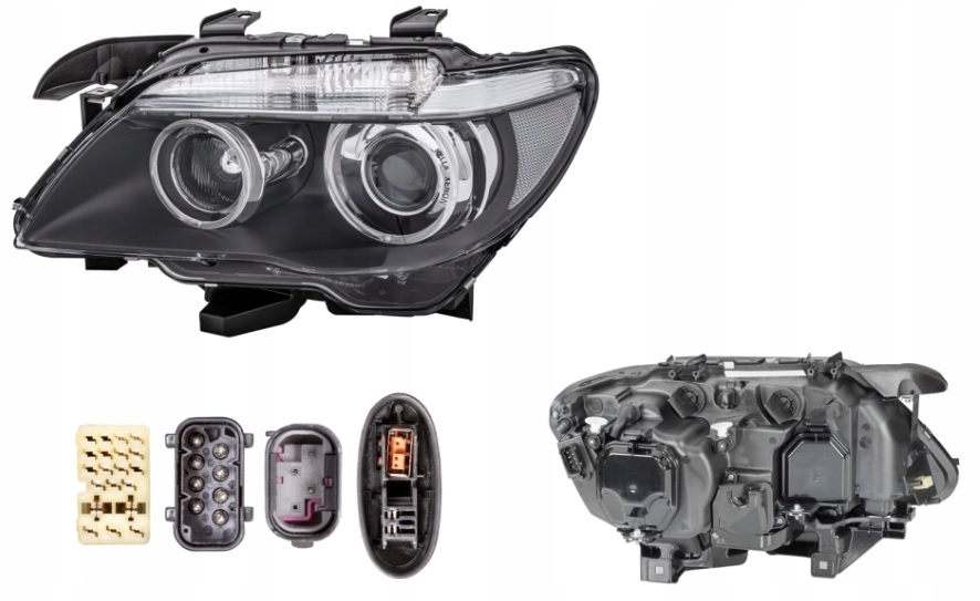 REFLEKTOR LAMPA LEWY BMW 7 E65 E66 05-KSENON HELLA