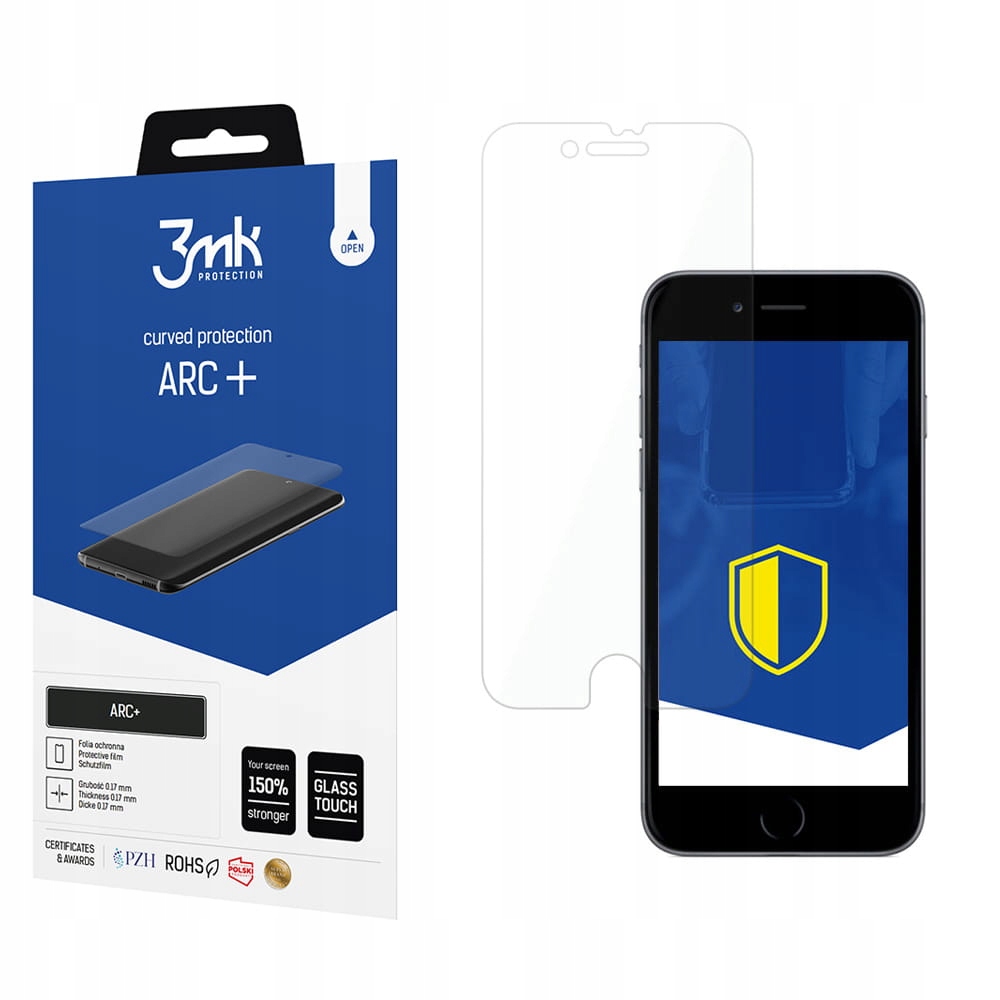 

Folia 3mk na cały ekran do iPhone 7 / 8 / Se 2020