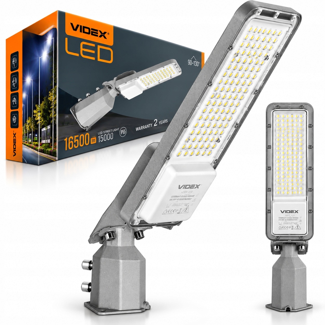 Led pouliční lampa Silniční svítidlo Průmyslová lampa 150W 15000lm 5000K