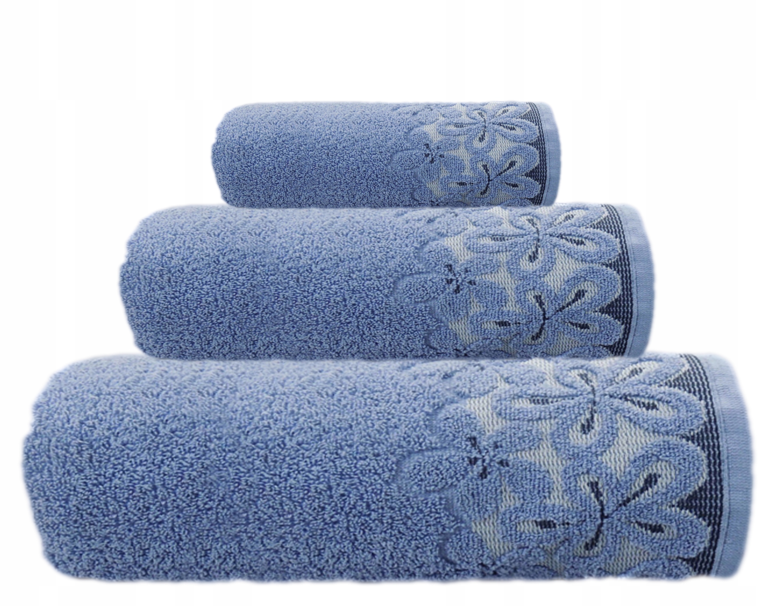 GRENO Ręczniki BELLA DENIM zestaw 3 szt.