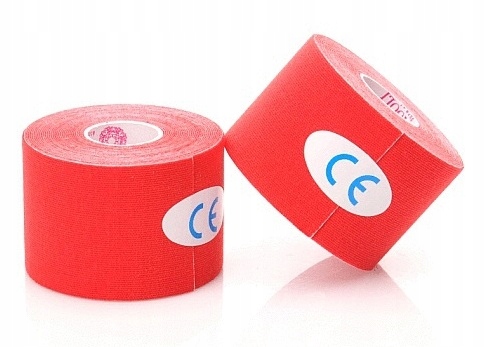 

Kinesiotaping Tejp Taśma Kinezjologiczna Czerwona