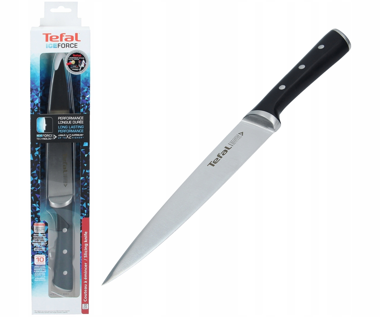 

Nóż Uniwersalny Tefal Ice Force 20 CM Stalowy