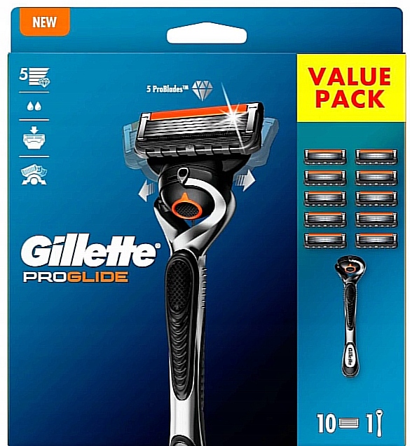 Gillette Proglide Maszynka z 10 wkładami