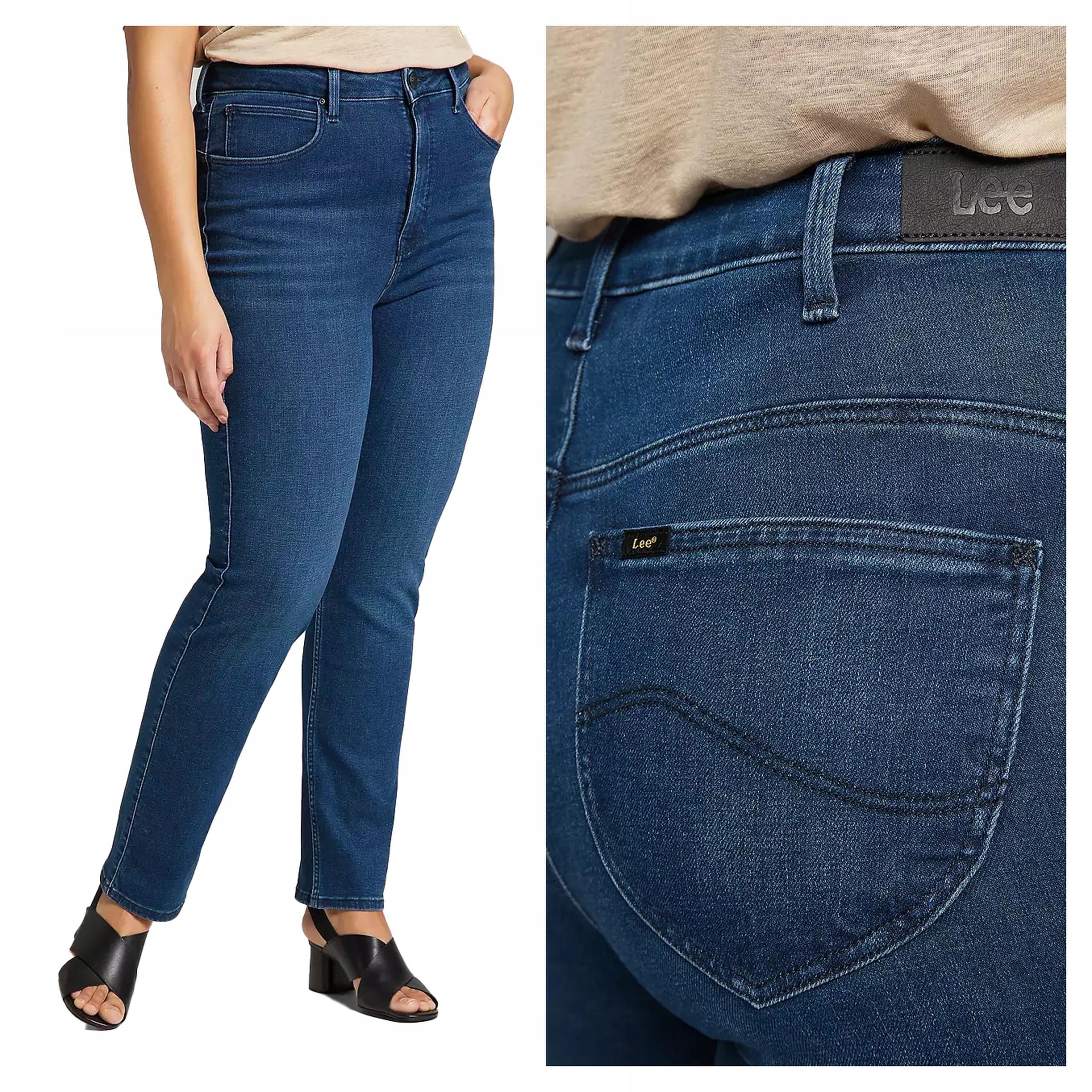 Lee Classic Straight Plus Dámské Džíny W34 L31