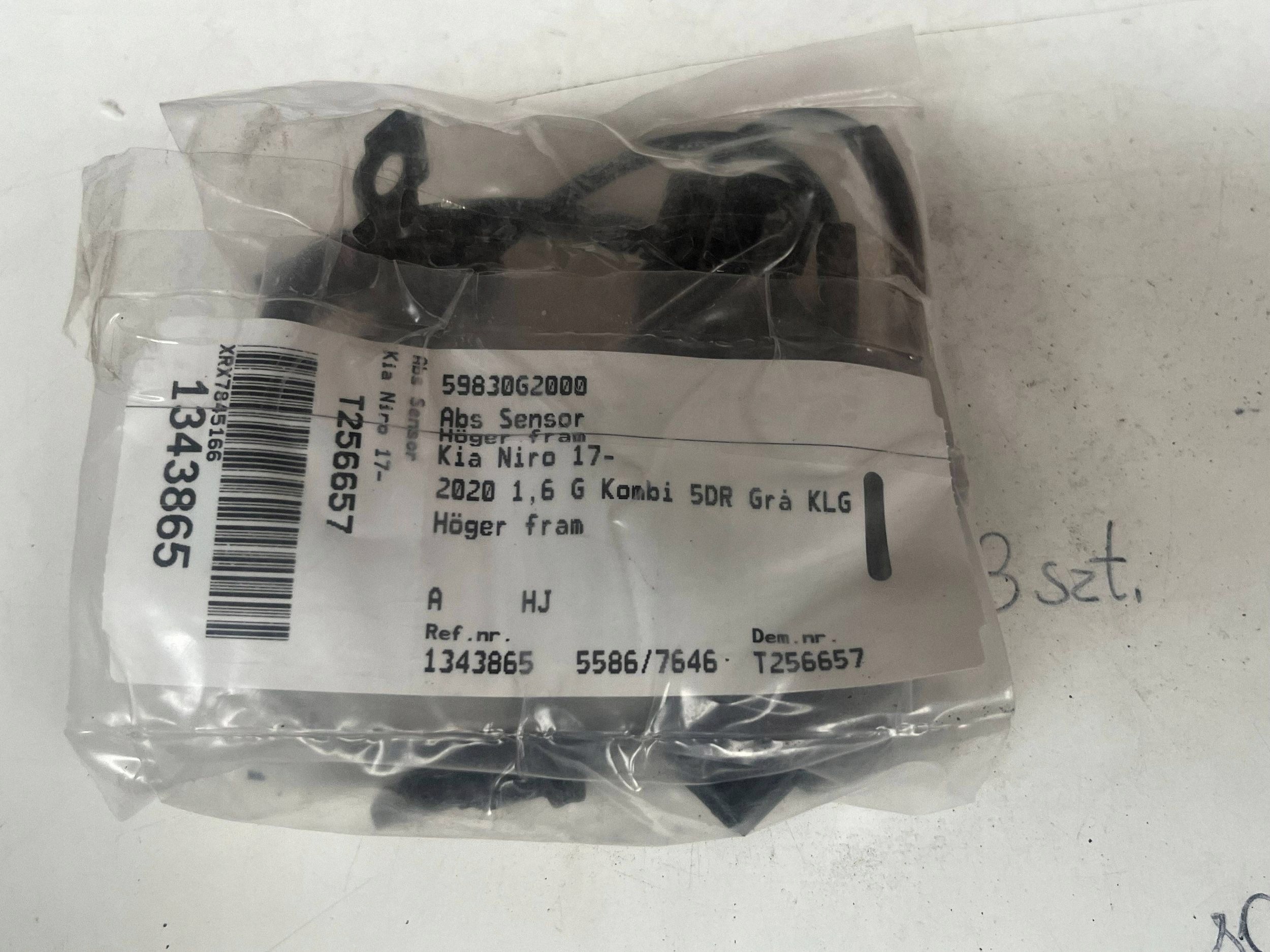 sensor PREDKOSCI wheels ABS KIA NIRO 59810G2000 original @A