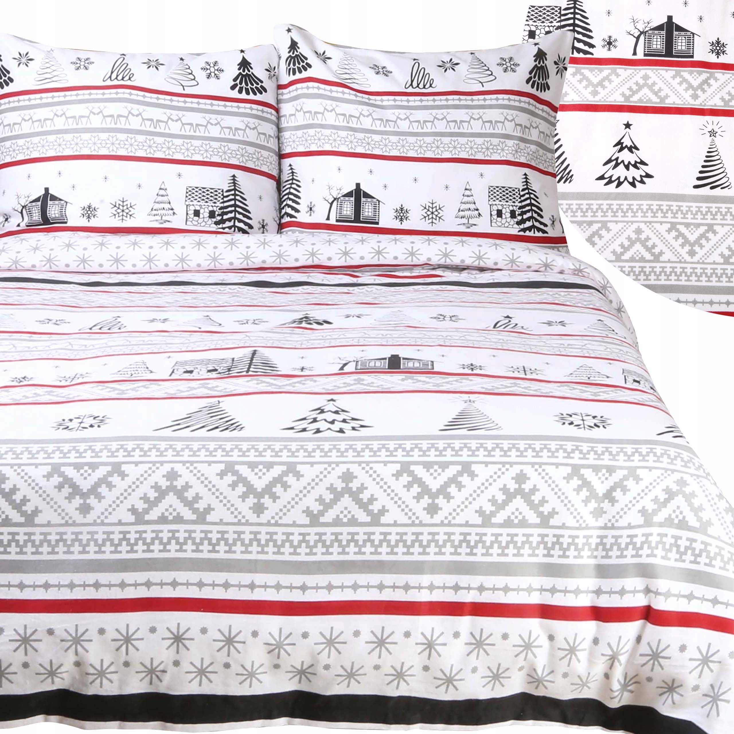 Vánoční flanelové Povlečení 220x200 Bavlněný Flanel