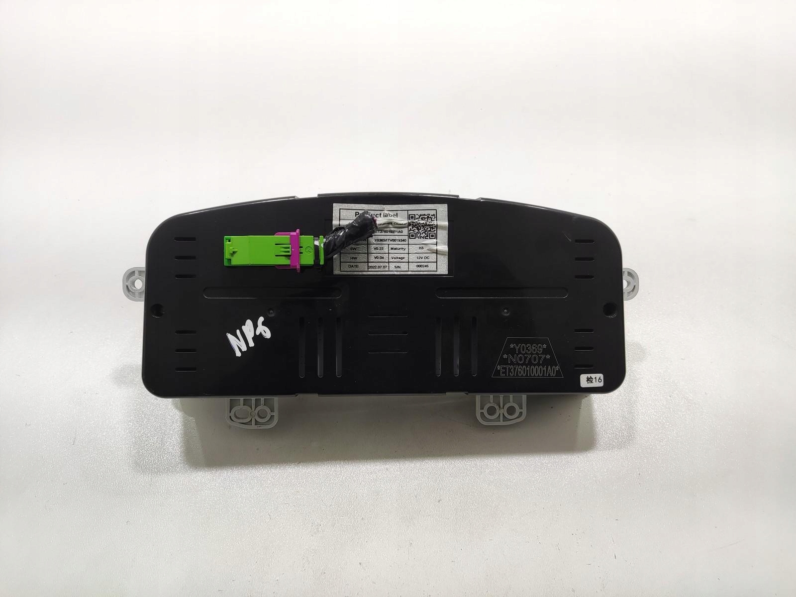 compte tours PIAGGIO PORTER II NP6 1.5 essence 2021-2025 ET376010001A0 EUROPA