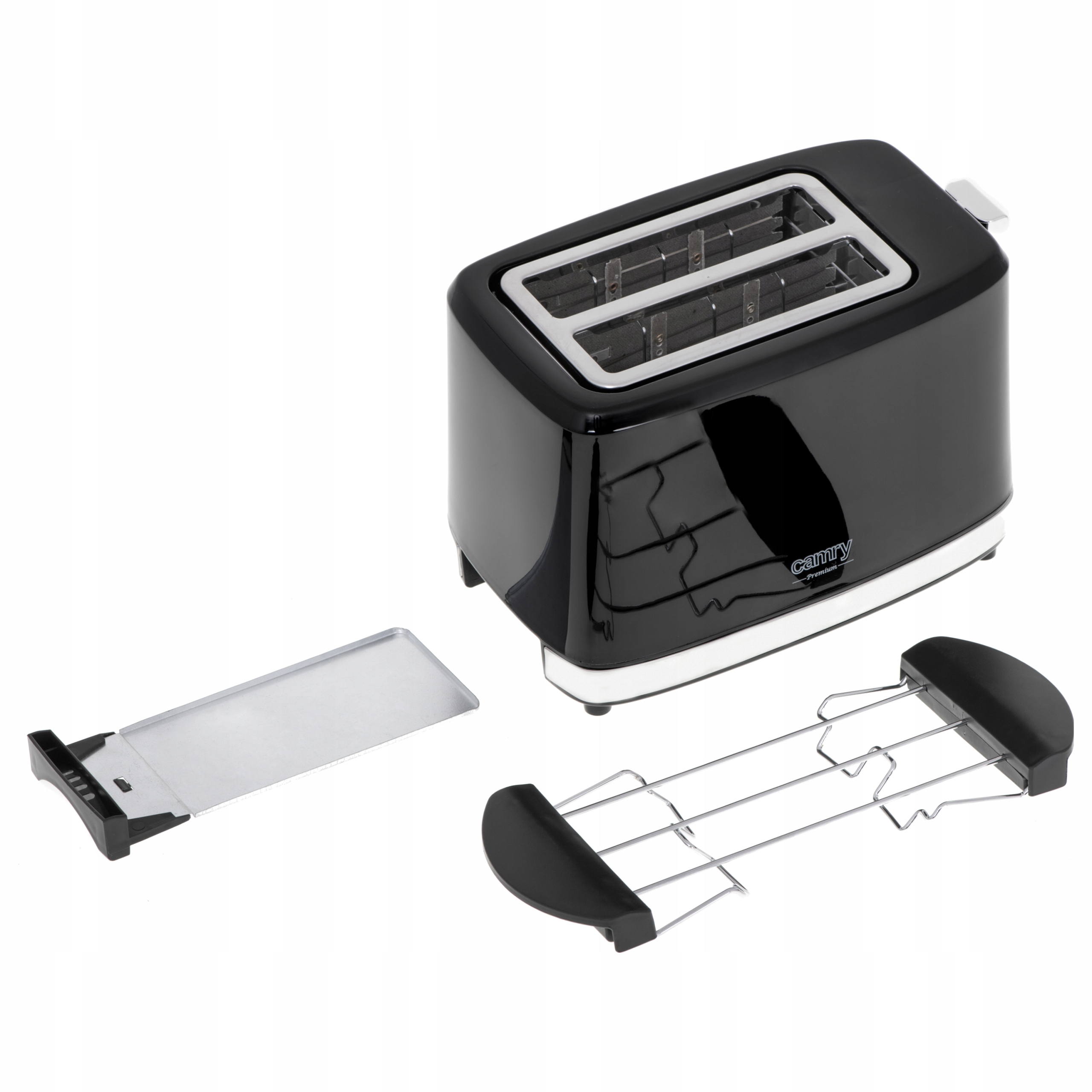 Toster CR 3218 2 kromki 900W regulacja mocy podgrzewanie