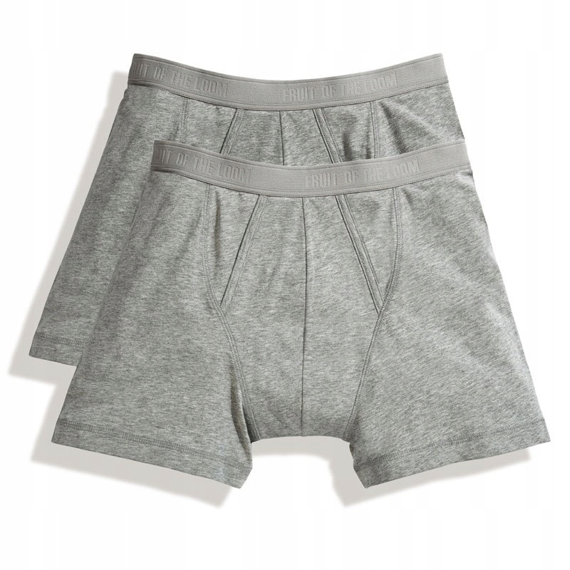 

Bokserki Męskie Classic 2pak Light Grey Marl XL
