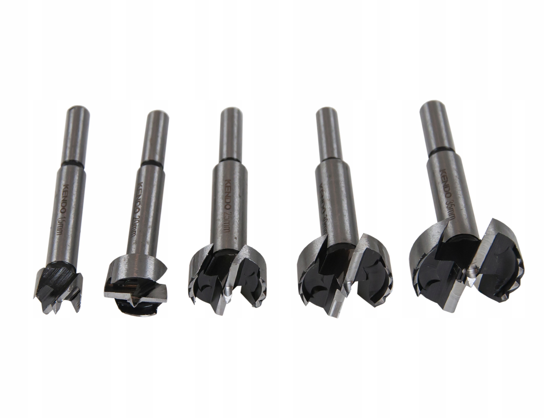 ZESTAW 5 WIERTEŁ FORSTNER PUSZKOWE DO DREWNA 90MM Zastosowanie do drewna