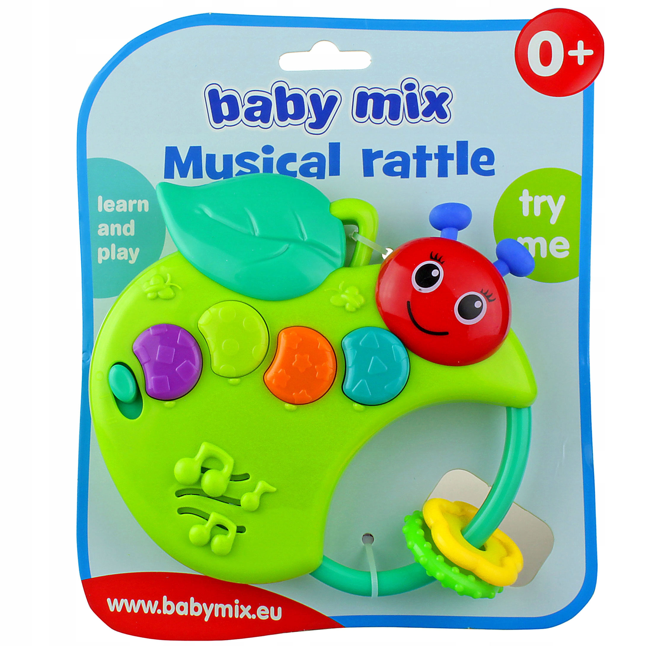 

Grzechotka Muzyczna Gąsienica z pozytywką 0+