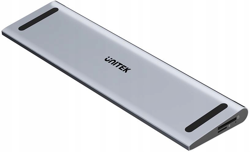 Unitek Kvm dokovací stanice s funkcí stojánku, trojitý výstup 4K, Usb-c