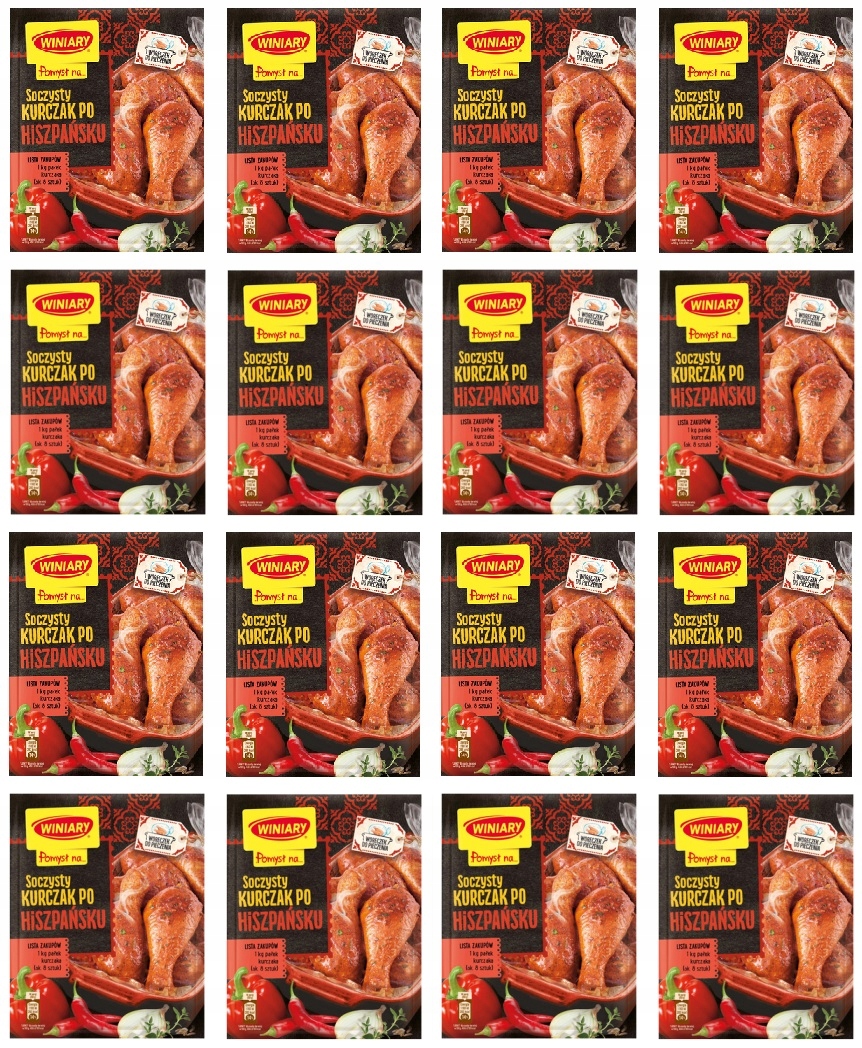 16 x 38 g Winiary Nápad na... Šťavnaté kuře ve španělštině Karton