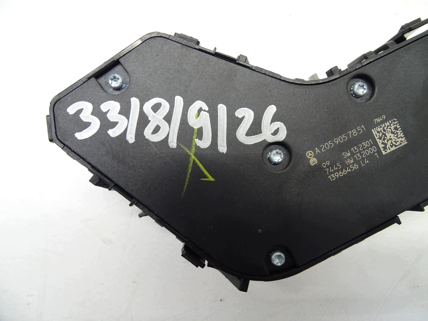 PANEL control seat right front MERCEDES-BENZ W205 A2059057851