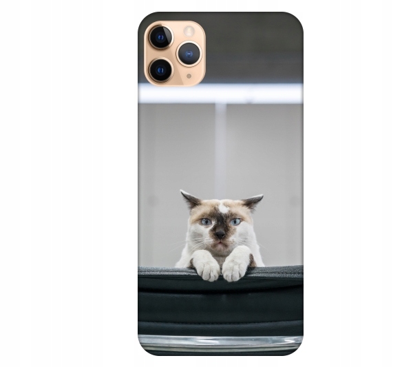 

Etui pokrowiec do iPhone 11 Pro Max Kot kotek smie
