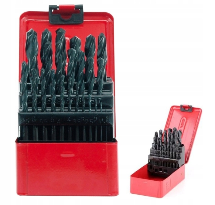 WIERTŁA DO METALU HSS 1-13mm kpl. 25szt. STHOR 22250