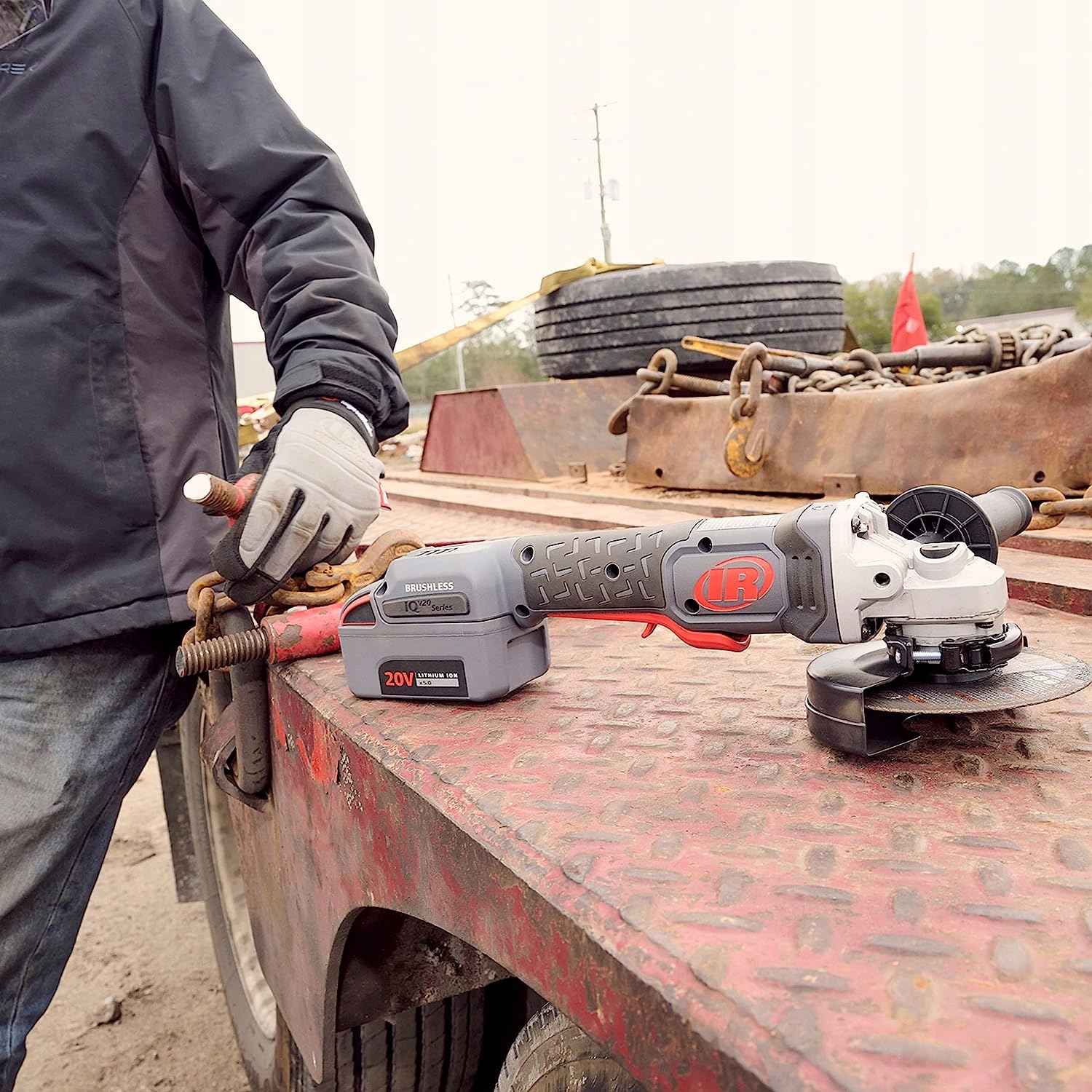 Szlifierka kątowa INGERSOLL RAND 18 V Maksymalna prędkość obrotowa 8000 RPM