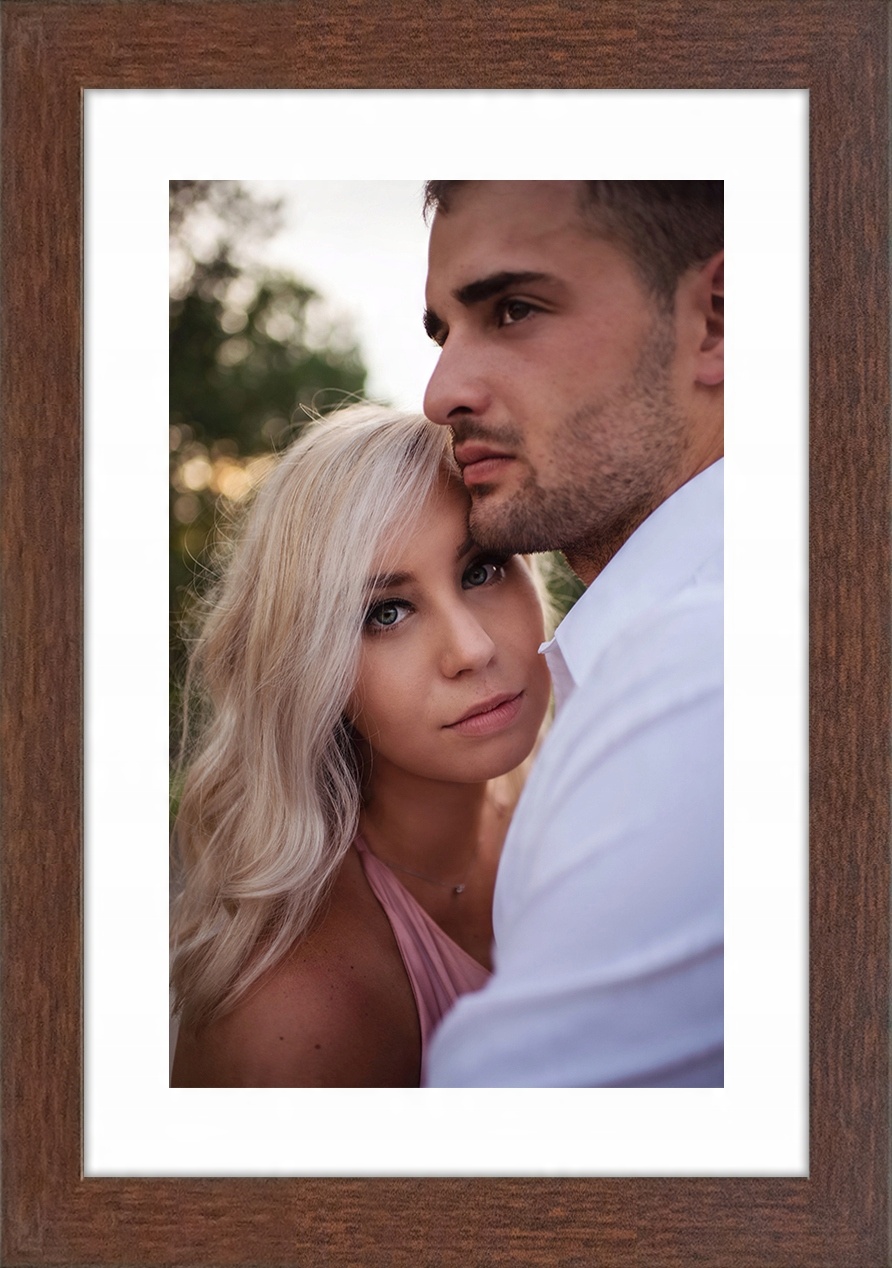 

Rama Na Zdjęcia Brązowa Foto Ramka 15x21 CM