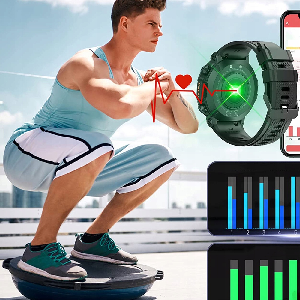 INTELIGENTNY ZEGAREK, WATCH DLA KOBIET I MĘŻCZYZN, Z FUNKCJĄ DZWONIENIA Komunikacja Bluetooth Wi-Fi