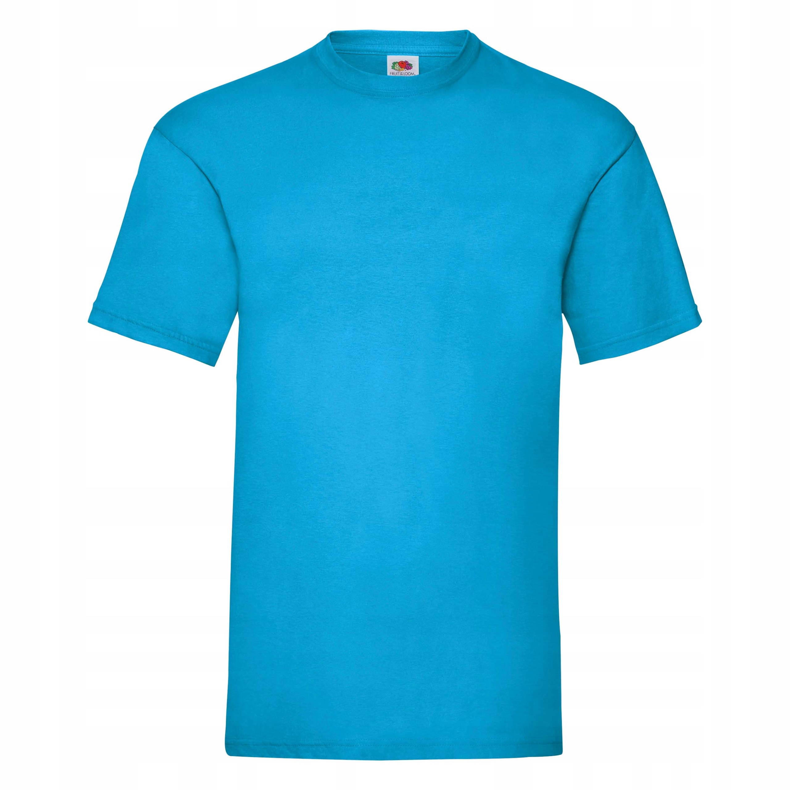 

T-shirt męski trwały bawełna Fruit Value azur L