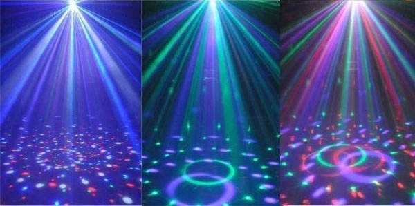 KULA DISCO PROJEKTOR RGB LED DYSKOTEKOWY REFLEKTOR NA IMPREZE LASER + PILOT EAN (GTIN) 5906214801653