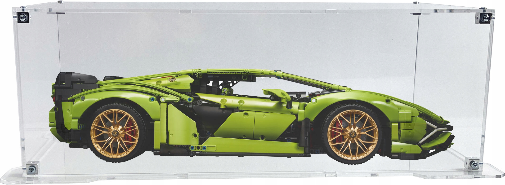 Vitrína s podstavcem Drewlandia pro stavebnici Lego 42115 Technic Lamborghini
