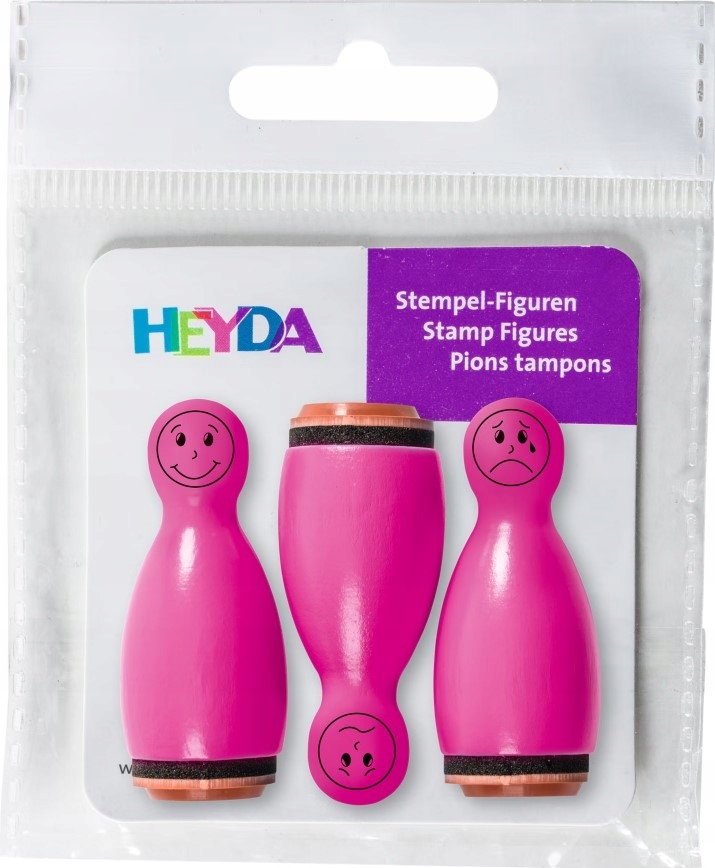 Stemple Heyda Kręgle Różowe