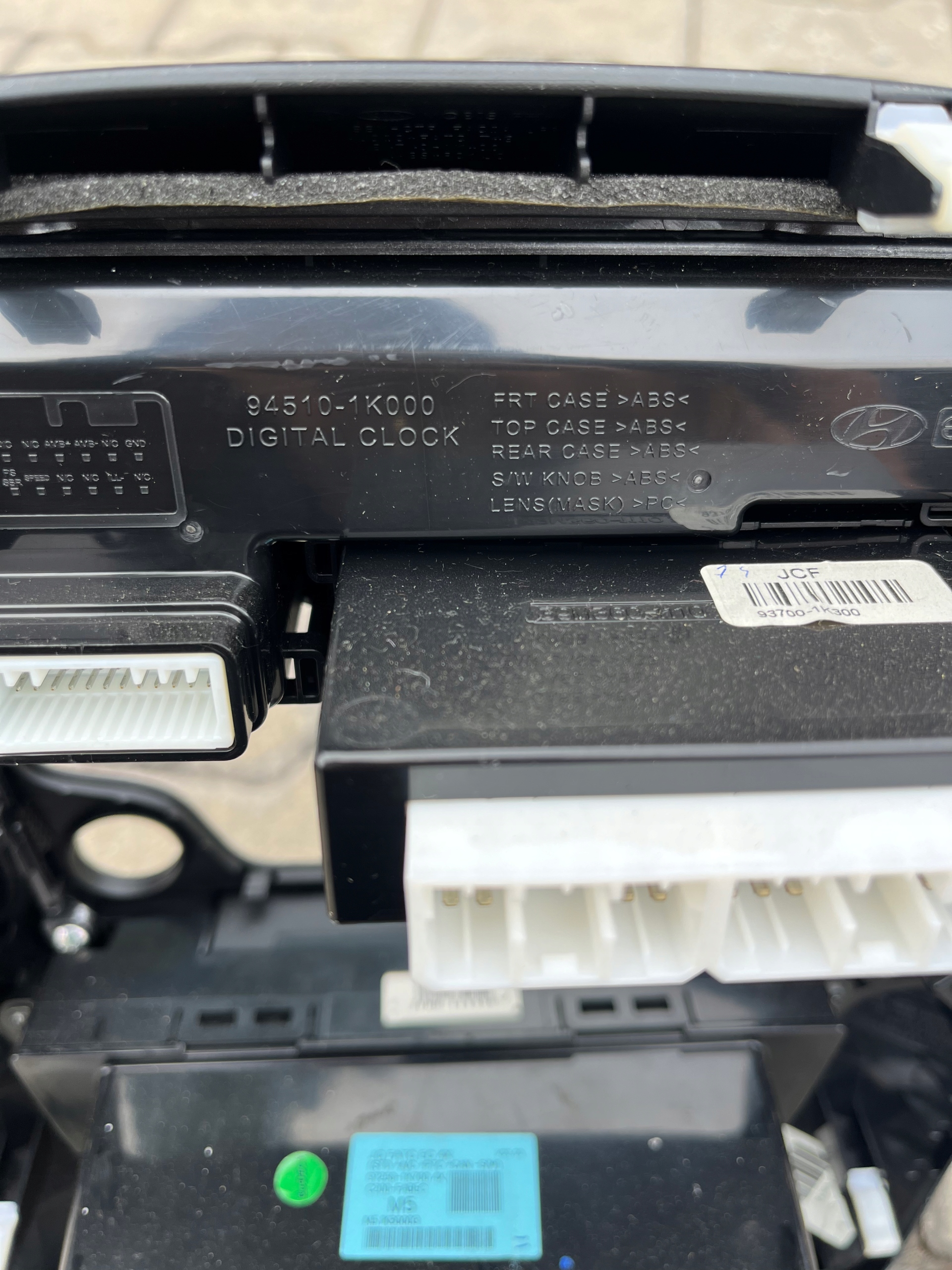 Hyundai IX 20 Panel klimaanlage