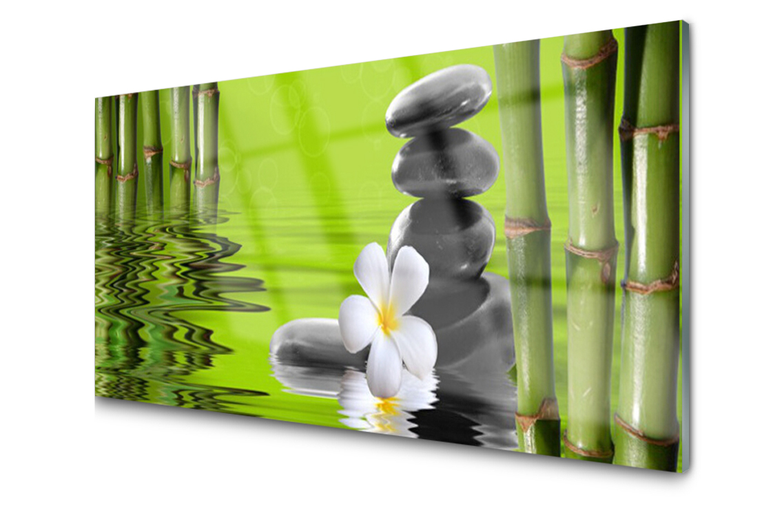 

Panel szklany dekor Bambus Roślina 120x60 + Klej