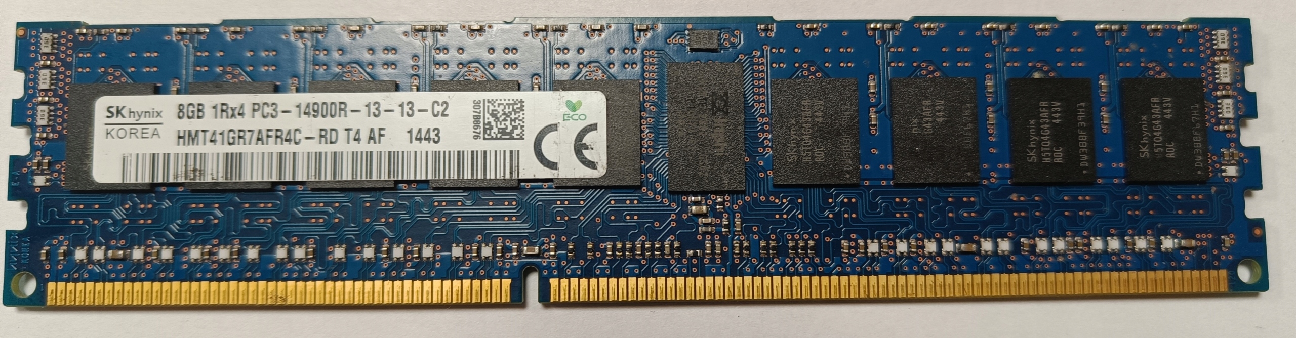 DELL Pamięć RAM Serwer DDR3 8GB 1866MHz PC3-14900 ECC MT18JSF1G72AZ-1G9P1Z