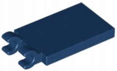 LEGO 2X4 VONÓHOROGGAL, SÖTÉTKÉK NO.30350B