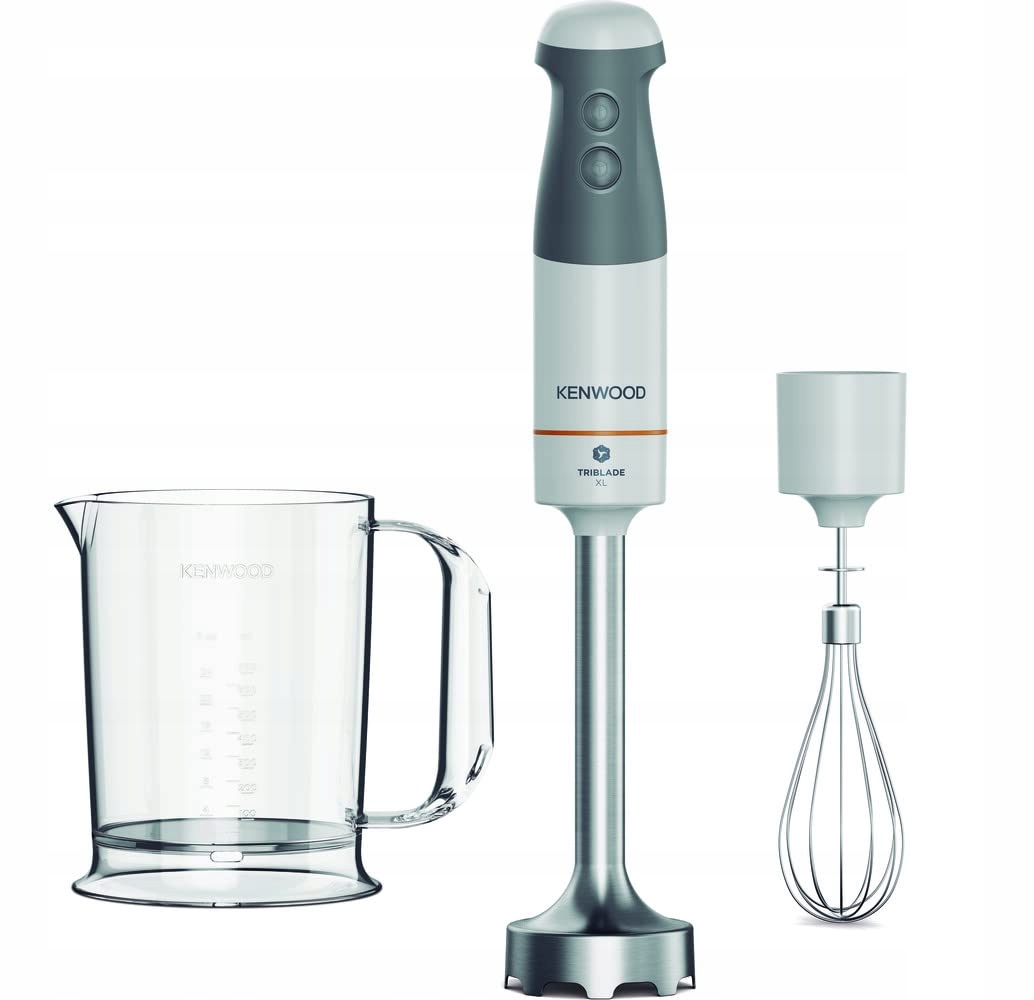 Kenwood Blender ręczny 850W z trzepaczką i kubkiem SureGrip HBM40.002WH