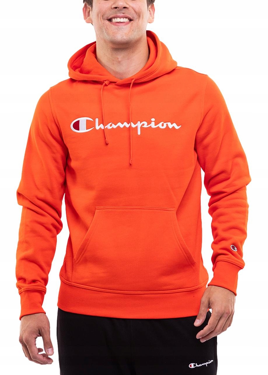 Pánská Mikina Champion Sportovní tepláková s kapucí Bavlněná mikina s kapucí vel S