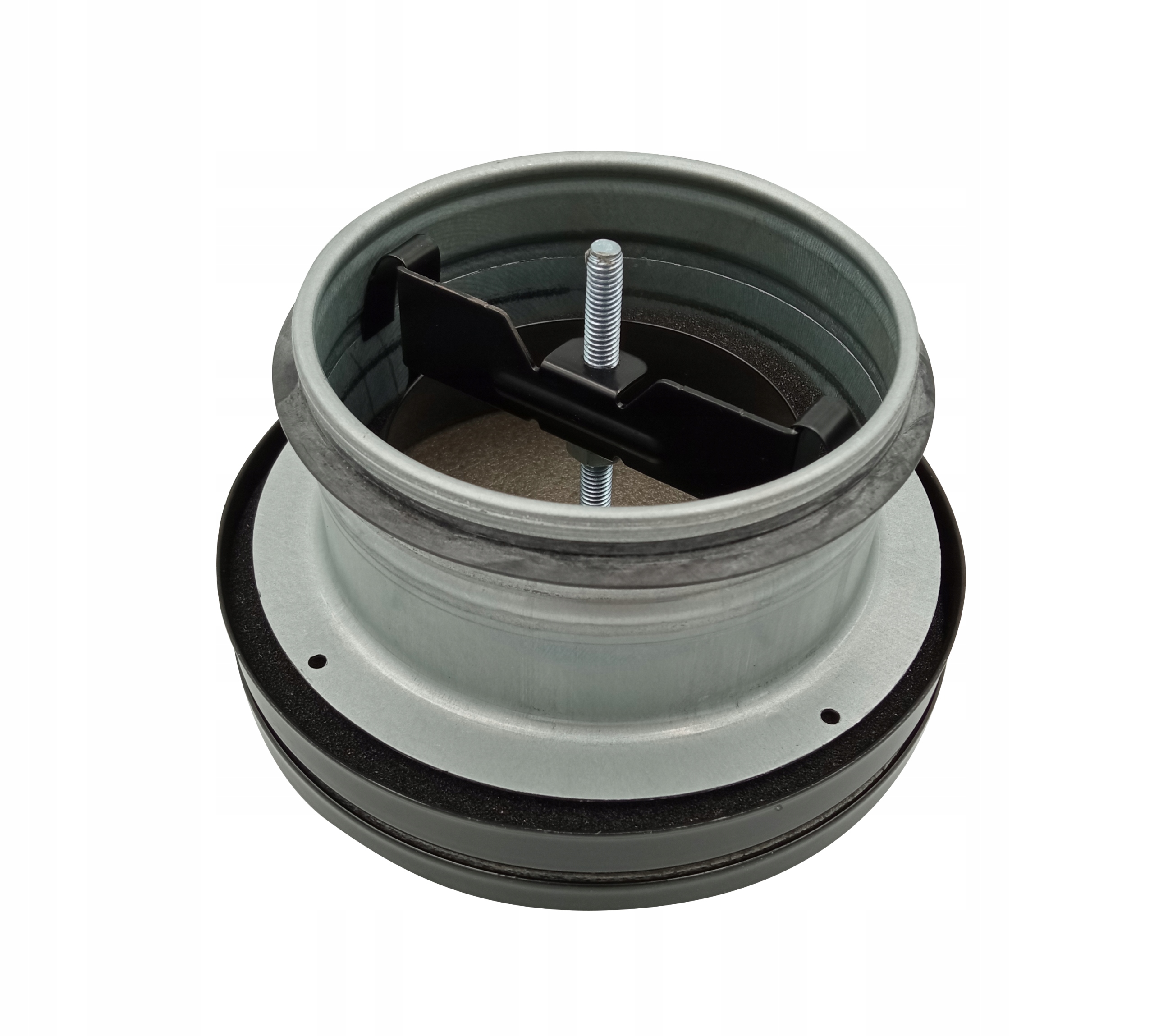 ANEMOSTAT NAWIEWNY CZARNY 125 mm RAMKA + OPASKA Marka Prowent